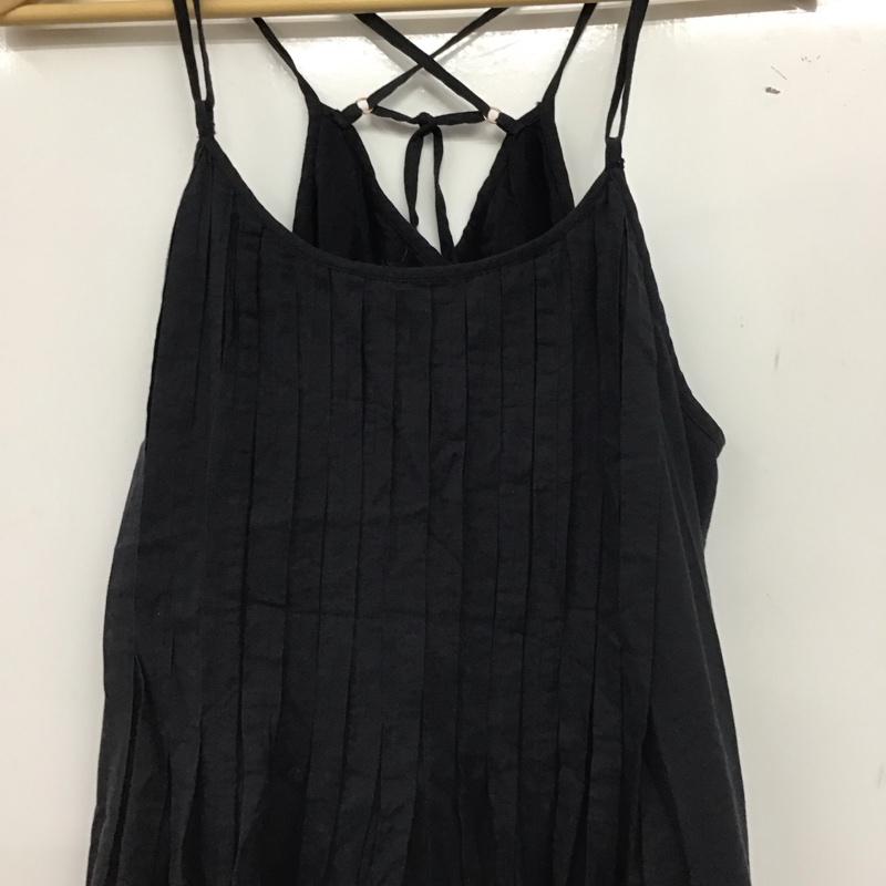 フリークスストア FREAK S STORE ワンピース ロングスカート ロングワンピース ノースリーブワンピース フレアスカート FREE 無地 紺 / ネイビー /  レディース USED 古着 中古 10149097