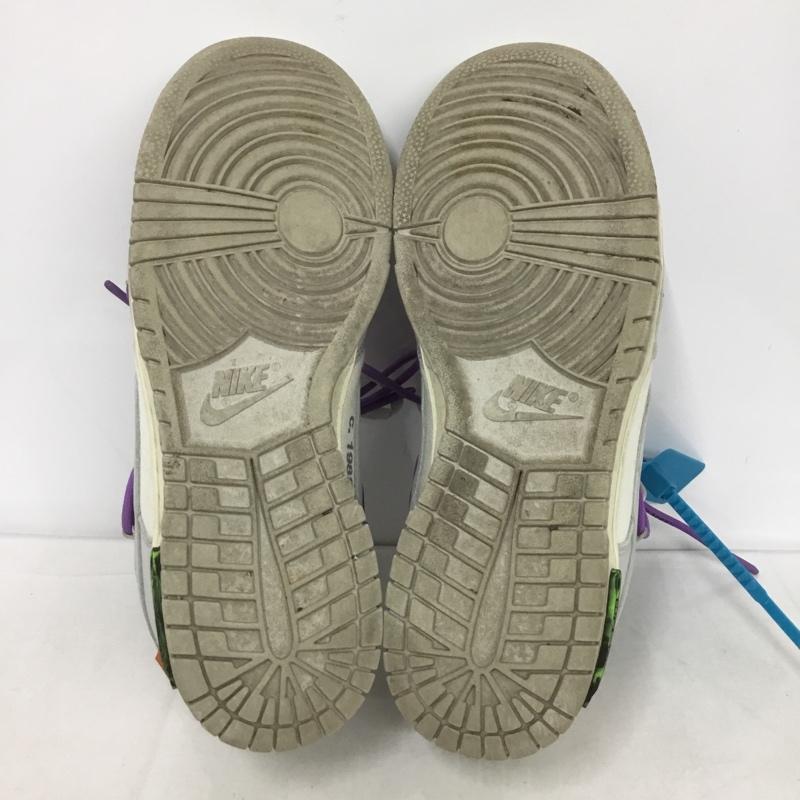 ナイキ NIKE スニーカー スニーカー DM1602 125 DUNK LOW OFF WHITE 25.5cm 箱有 25.5cm ロゴ、文字 灰 / グレー / X 白 / ホワイト /  メンズ USED 古着 中古 10132557