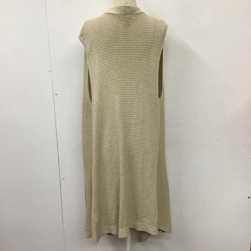バナナリパブリック BANANA REPUBLIC ベスト ベスト ジレ ロング丈 XS 無地 ベージュ / ベージュ /  レディース USED 古着 中古 10115420