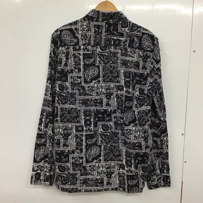 シュプリーム Supreme ジャケット、上着 ジャケット、ブレザー 16AW BrokenPaisleyFlannelZipShirt ジップアップジャケット S プリント 白 / ホワイト / X 黒 / ブラック / X 灰 / グレー /  メンズ USED 古着 中古 10140323