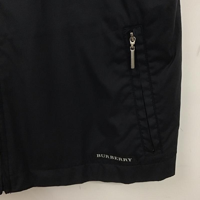 バーバリーゴルフ BURBERRY GOLF ベスト ベスト ジップアップベスト ノースリーブカットソー アウター L ロゴ、文字 紺 / ネイビー /  メンズ USED 古着 中古 10149147