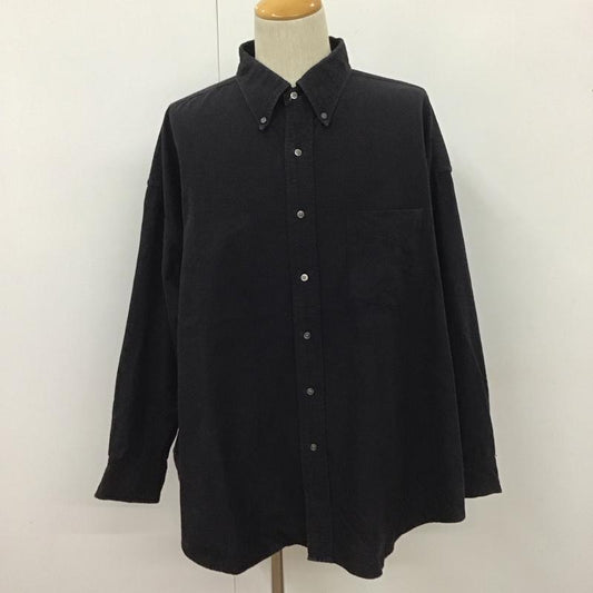 グラフペーパー Graphpaper シャツ、ブラウス 長袖 GM201-50110Ｂ 長袖シャツ カジュアルシャツ カラーシャツ FREE 無地 紺 / ネイビー /  メンズ USED 古着 中古 10109795