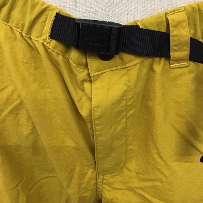 ザノースフェイス THE NORTH FACE パンツ ショートパンツ nbw41741 カーゴショートパンツ クラスファイブカーゴショーツ ハーフパンツ L ロゴ、文字 黄 / イエロー /  レディース USED 古着 中古 10112186
