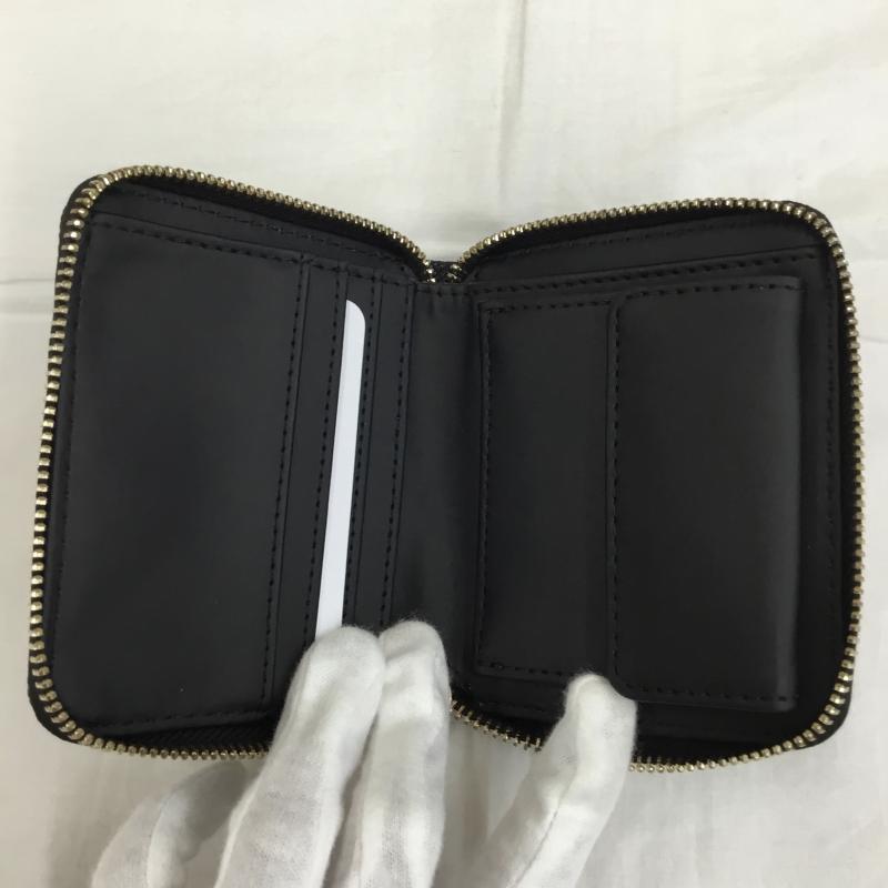 ゲス Guess 財布 コンパクト財布 ロゴ、文字 黒 / ブラック /  レディース USED 古着 中古 10136315