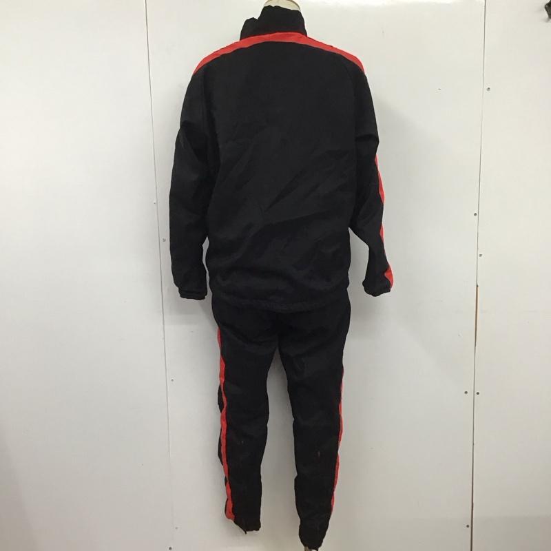 カンタベリー CANTERBURY セットアップ セットアップ ジャージ M 無地 黒 / ブラック / X 赤 / レッド /  メンズ USED 古着 中古 10134436