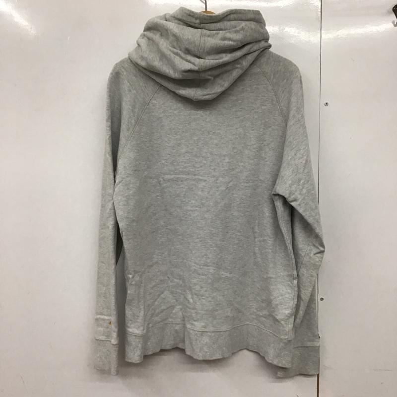 ゴーヘンプ GOHEMP パーカー 長袖 長袖トレーナー スウェット プルオーバー XL 無地 灰 / グレー /  メンズ USED 古着 中古 10143118