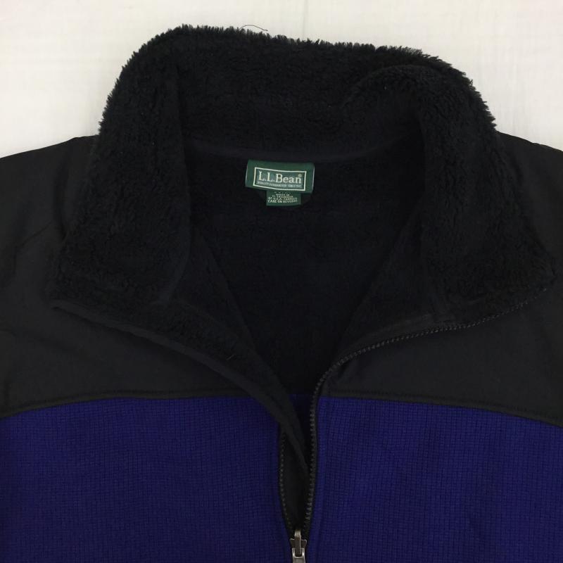 エルエルビーン L.L.Bean ベスト ベスト フリースベスト XXL 無地 黒 / ブラック / X 青 / ブルー /  メンズ USED 古着 中古 10141051