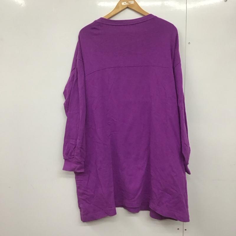 ニコアンド niko and... トレーナー 長袖 M 無地 紫 / パープル /  レディース USED 古着 中古 10141826