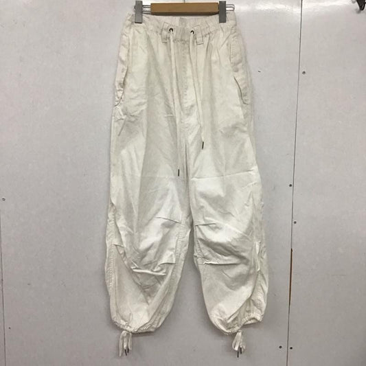 チャオパニック CIAOPANIC パンツ ワークパンツ、ペインターパンツ 105-21-404 パラシュートパンツ FREE 無地 白 / ホワイト /  レディース USED 古着 中古 10138515