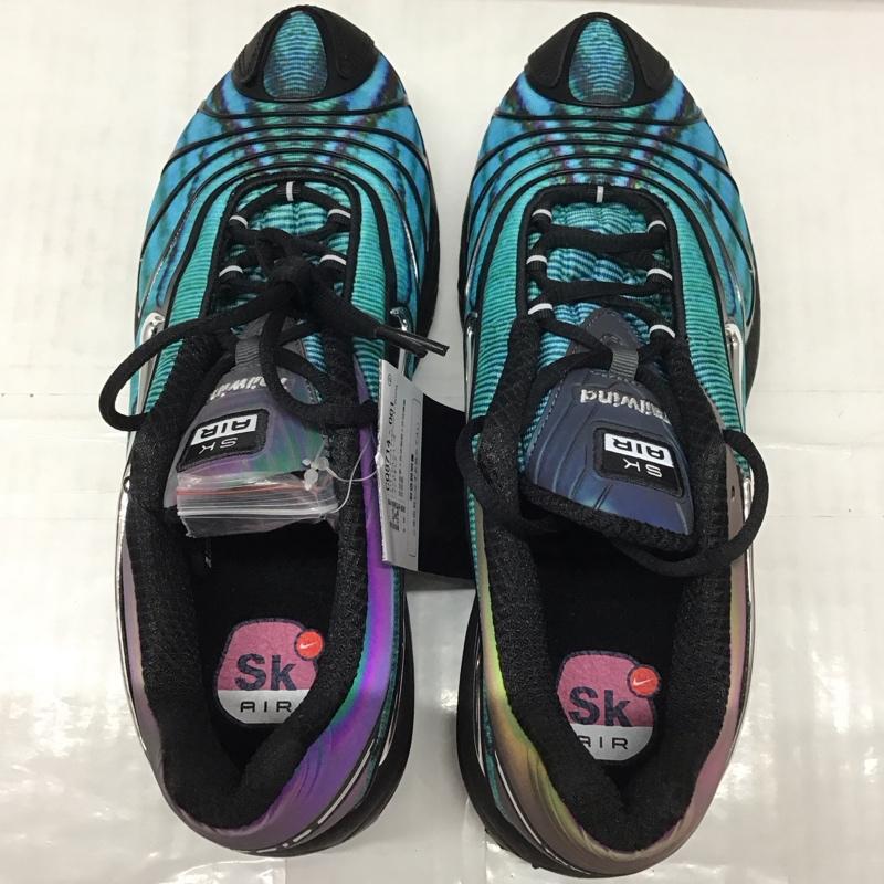 ナイキ NIKE スニーカー スニーカー CQ8714 001 AIR MAX TAILWIND 5 SKEPTA 27.5cm 箱有 27.5cm ロゴ、文字 黒 / ブラック / X 青 / ブルー / X 銀 / シルバー /  メンズ USED 古着 中古 10112178