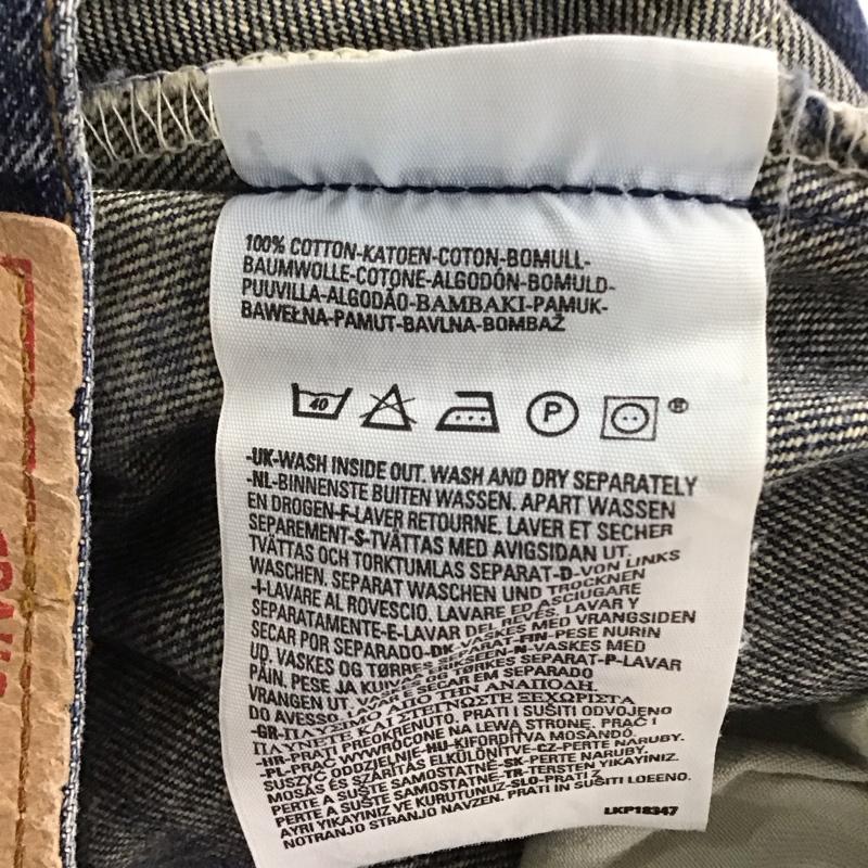 リーバイストラウスアンドコー Levi Strauss & co. パンツ デニム、ジーンズ デニムパンツ スリムパンツ カジュアルパンツ フレアパンツ 32インチ ダメージ加工 インディゴ / インディゴ /  メンズ USED 古着 中古 10135715