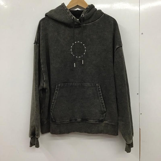 アドラー ADRER パーカー 長袖 ADRpa677 Linestone retro heavy weight parker XS 無地 黒 / ブラック /  メンズ USED 古着 中古 10137989