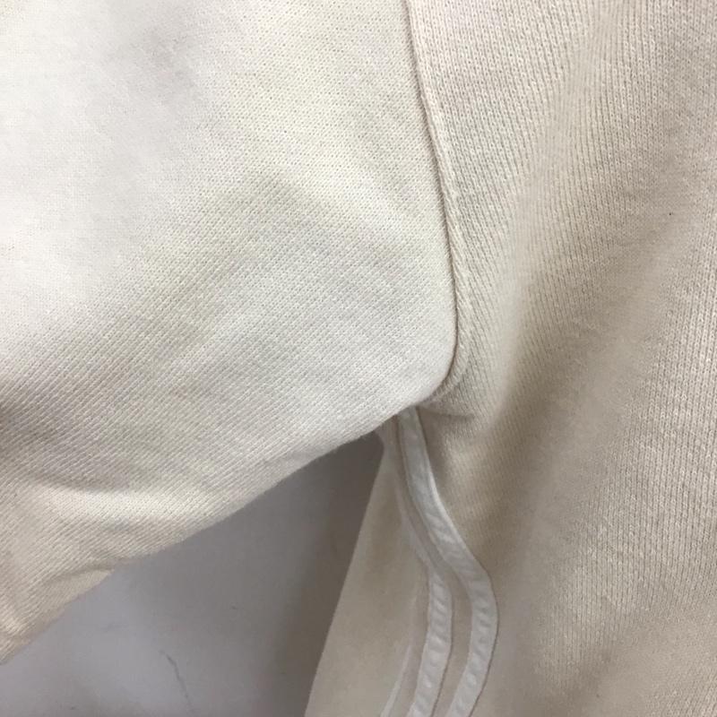 アディダス adidas トレーナー 長袖 ic8392 メトロクルーネックスウェット 長袖スウェット スポーツウェア L ロゴ、文字 ベージュ / ベージュ /  メンズ USED 古着 中古 10126232
