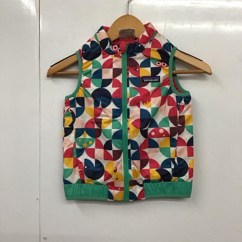 パタゴニア patagonia ベスト ベスト リバーシブル 無地 X 総柄 マルチカラー / マルチカラー /  ガールズ USED 古着 中古 10130366