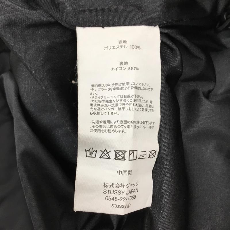 ステューシー STUSSY ジャケット、上着 ジャンパー、ブルゾン GORE WINDSTOPPER シェルパフリースジャケット S ロゴ、文字 白 / ホワイト / X 黒 / ブラック /  メンズ USED 古着 中古 10120994