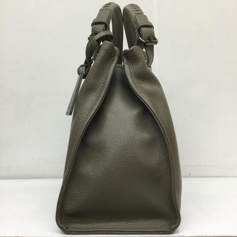 ツチヤカバン 土屋鞄 ハンドバッグ ハンドバッグ CU0127 GR 無地 灰 / グレー /  レディース USED 古着 中古 10110463