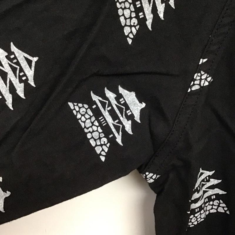 ゴースローキャラバン go slow caravan シャツ、ブラウス 長袖 360245 長袖シャツ プリントシャツ 4 プリント 黒 / ブラック /  メンズ USED 古着 中古 10138168