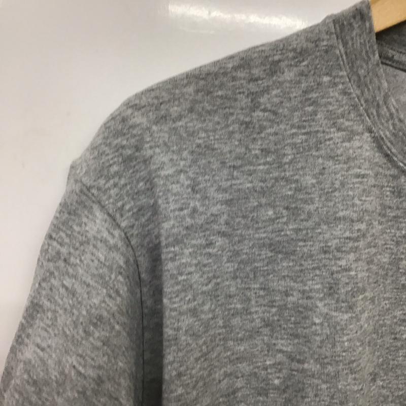 ザノースフェイス THE NORTH FACE Tシャツ 半袖 nt32108 バンダナスクエアロゴ プリントTシャツ L ロゴ、文字 灰 / グレー /  メンズ USED 古着 中古 10150991