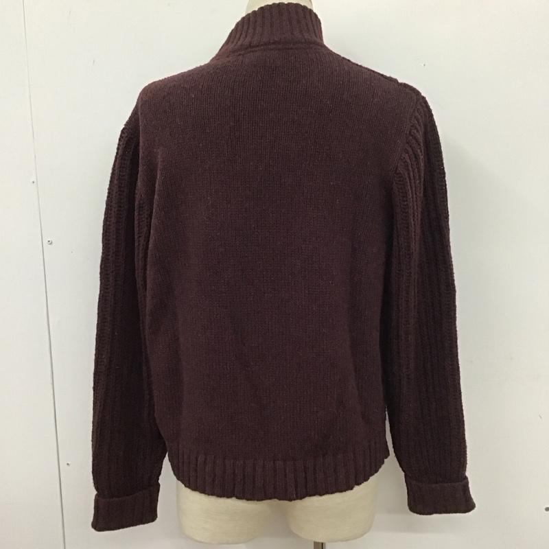 エルエルビーン L.L.Bean ニット、セーター 長袖 S 無地 えんじ / ワインレッド /  メンズ USED 古着 中古 10111369