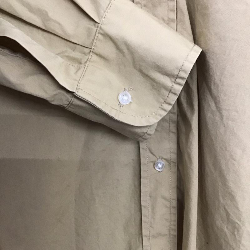 ニコアンド niko and... シャツ、ブラウス 長袖 長袖シャツ 無地シャツ カラーシャツ 3 無地 ベージュ / ベージュ /  レディース USED 古着 中古 10142695