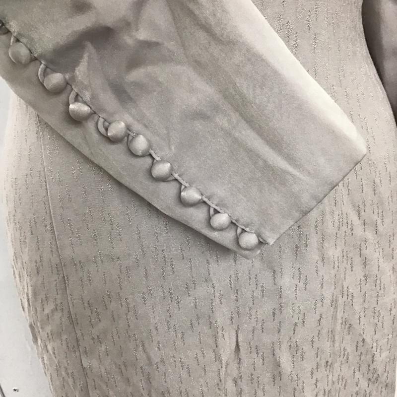 スナイデル SNIDEL ワンピース ロングスカート SWFO215040 パフスリーブスイッチングワンピース 1 無地 灰 / グレー /  レディース USED 古着 中古 10123062