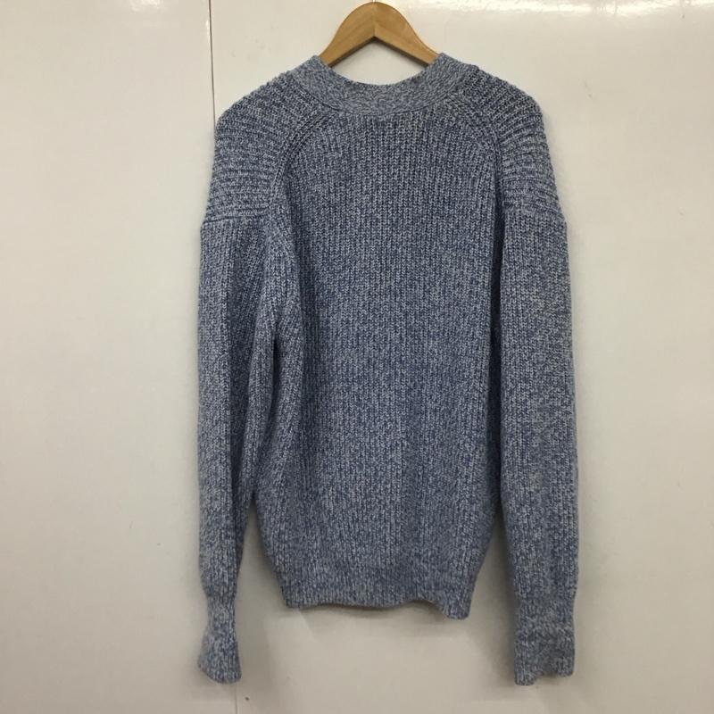 グリーンレーベルリラクシング green label relaxing カーディガン 長袖 XL 無地 水色 / ライトブルー /  メンズ USED 古着 中古 10131929