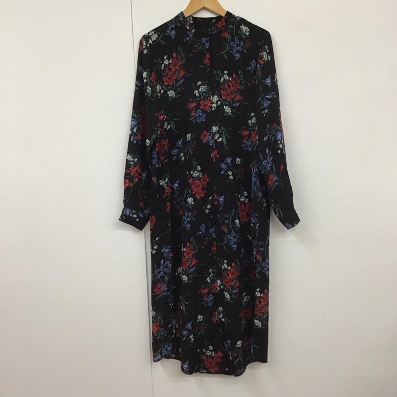ジーナシス JEANASIS ワンピース ロングスカート JS070938MT バンドカラー 長袖 FREE 花柄 マルチカラー / マルチカラー /  レディース USED 古着 中古 10130436