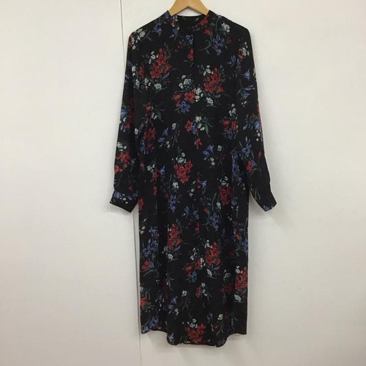 ジーナシス JEANASIS ワンピース ロングスカート JS070938MT バンドカラー 長袖 FREE 花柄 マルチカラー / マルチカラー /  レディース USED 古着 中古 10130436