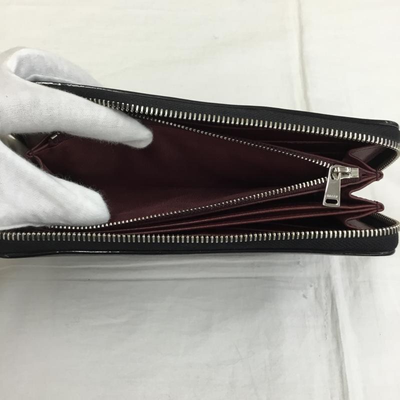 バリー BALLY 財布 長財布 ロゴ、文字 黒 / ブラック /  メンズ USED 古着 中古 10136219