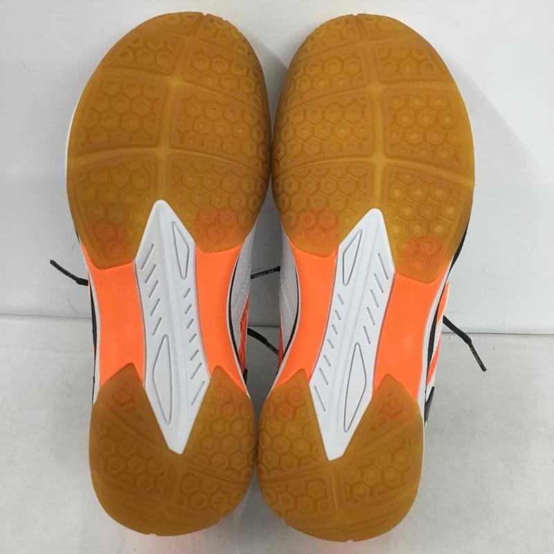 ヨネックス YONEX スニーカー スニーカー SHBCFM バドミントンシューズ パワークッション コンフォート 25.5cm 箱有 25.5cm ロゴ、文字 白 / ホワイト / X 灰 / グレー / X 橙 / オレンジ /  メンズ USED 古着 中古 10150023