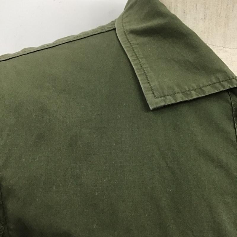 ジュンハシモト junhashimoto ジャケット、上着 ジャケット、ブレザー nus62sh0556gk ミリタリーシャツ ジャケット カラージャケット M 無地 カーキ / カーキ /  メンズ USED 古着 中古 10107998