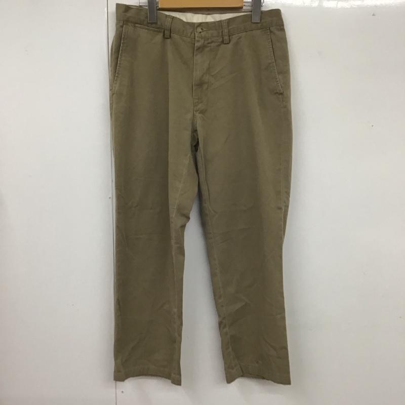 ポロラルフローレン POLO RALPH LAUREN パンツ チノパン チノパン カジュアルパンツ ワイドパンツ ストレートパンツ 32インチ 無地 ベージュ / ベージュ /  メンズ USED 古着 中古 10113000