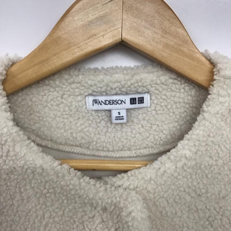 ユニクロ UNIQLO コート コート一般 241-431315 ボアフリースノーカラーコート S 無地 白 / ホワイト /  レディース USED 古着 中古 10141103