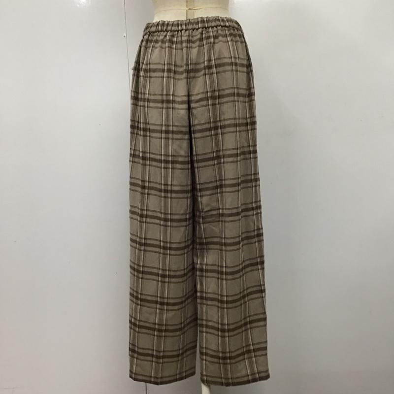 レプシィム LEPSIM パンツ スラックス lpn50899ad チェックパンツ ワイドパンツ カジュアルパンツ LL チェック マルチカラー / マルチカラー /  レディース USED 古着 中古 10119483