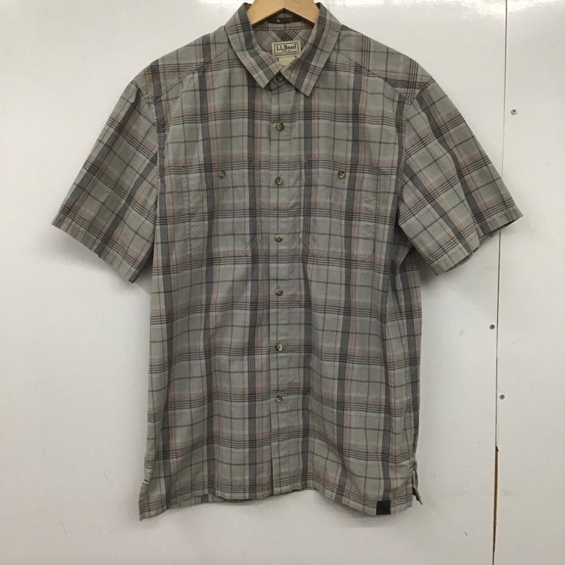 エルエルビーン L.L.Bean シャツ、ブラウス 半袖 半袖シャツ チェックシャツ カラーシャツ M チェック マルチカラー / マルチカラー /  メンズ USED 古着 中古 10136588