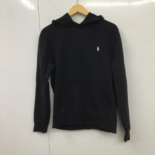 ポロラルフローレン POLO RALPH LAUREN パーカー 長袖 長袖パーカー プルオーバーパーカー スウェット S ロゴ、文字 黒 / ブラック /  メンズ USED 古着 中古 10131404