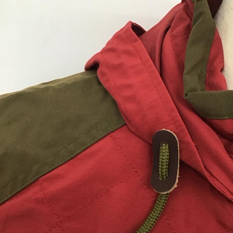 エディーバウアー Eddie Bauer ジャケット、上着 ジャンパー、ブルゾン ジップアップジャケット ジャンパー ジャケット カジュアルジャケット アウター M ロゴ、文字 えんじ / ワインレッド /  メンズ USED 古着 中古 10113600