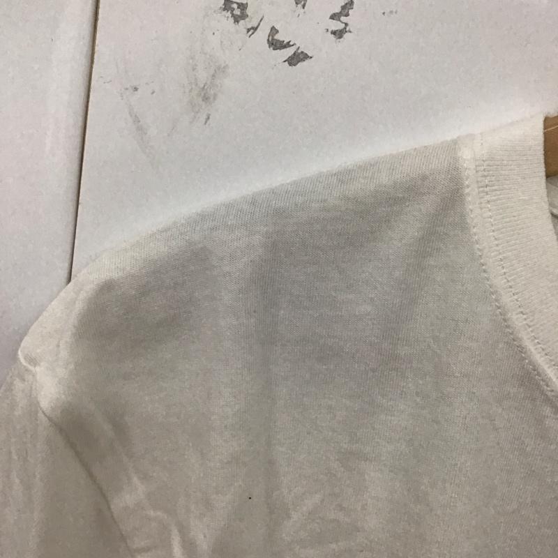 ジャーナルスタンダード JOURNAL STANDARD Tシャツ 半袖 半袖カットソー プリントTシャツ クルーネックカットソー XL 無地 白 / ホワイト /  メンズ USED 古着 中古 10130074