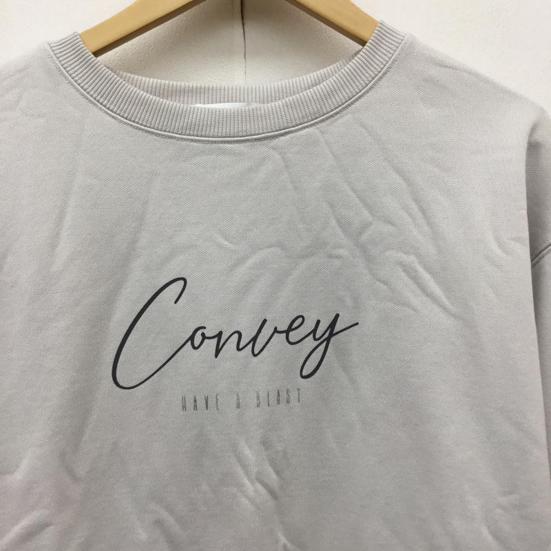 グローバルワーク GLOBAL WORK トレーナー 長袖 GW625175AD FREE プリント グレージュ / グレージュ /  レディース USED 古着 中古 10142210