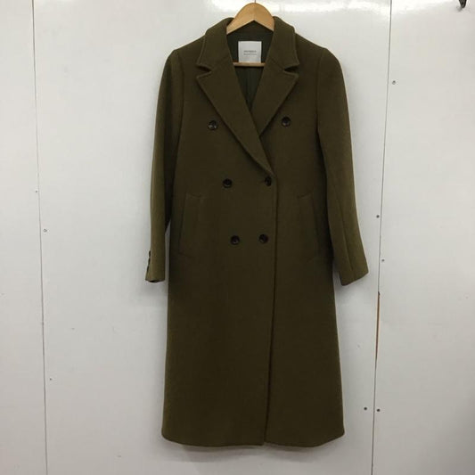 ステュディオス STUDIOUS コート コート一般 ロングコート アウター カラージャケット 1 無地 カーキ / カーキ /  レディース USED 古着 中古 10138406