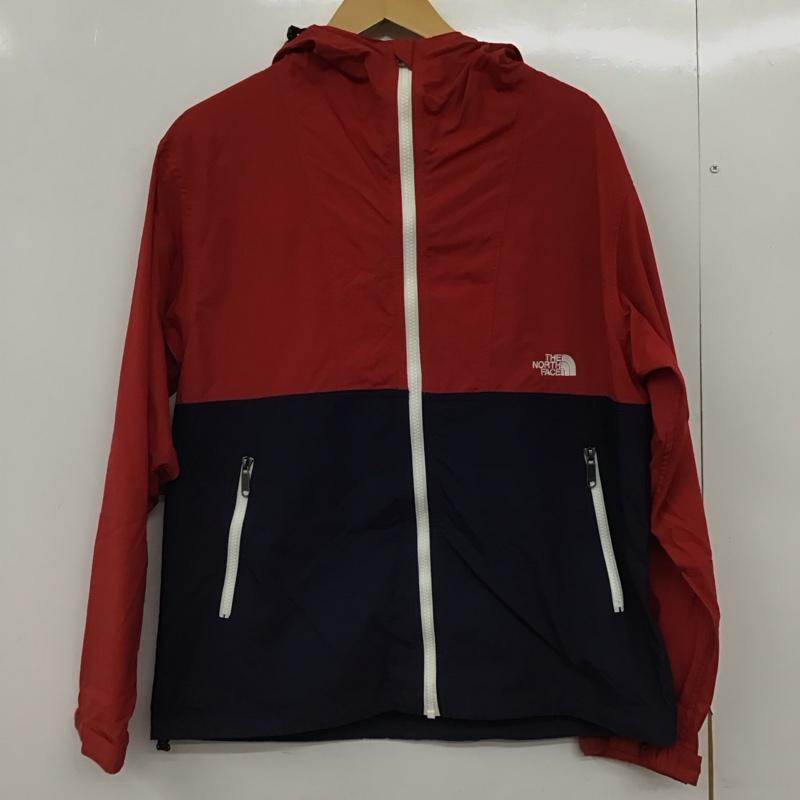 ザノースフェイス THE NORTH FACE ジャケット、上着 ジャンパー、ブルゾン np71530 ナイロンジャケット ジップアップジャケット S ロゴ、文字 赤 / レッド / X 紺 / ネイビー /  メンズ USED 古着 中古 10150092