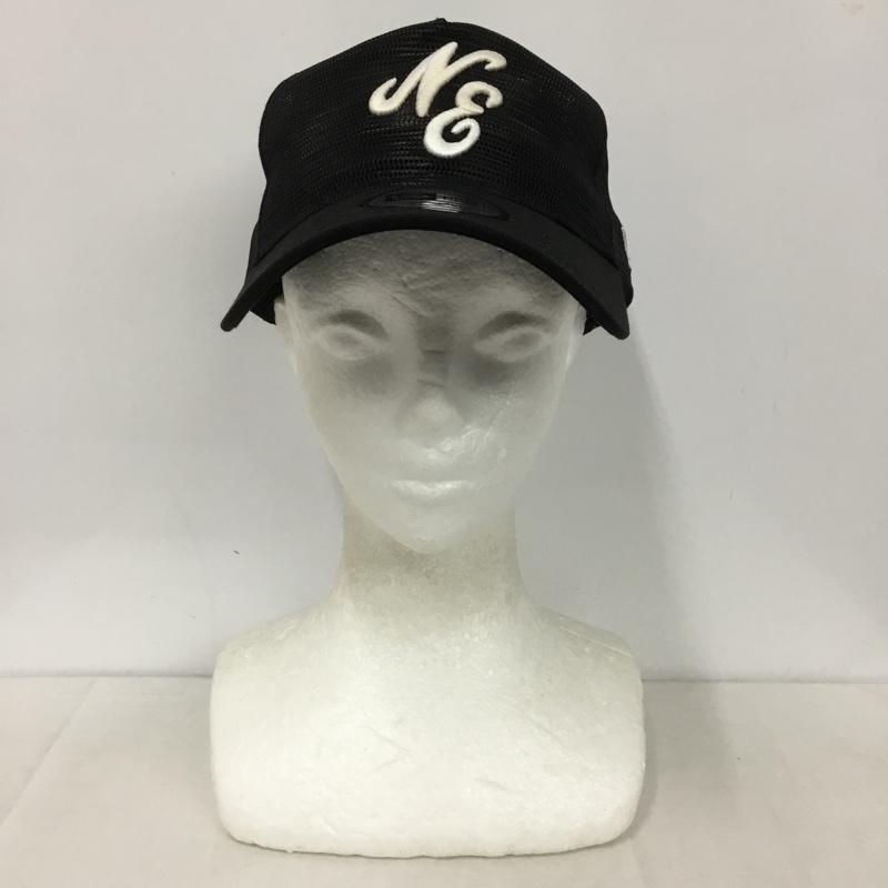 ニューエラ NEW ERA 帽子 キャップ メッシュキャップ クラシックロゴ ロゴ、文字 黒 / ブラック /  メンズ USED 古着 中古 10144299