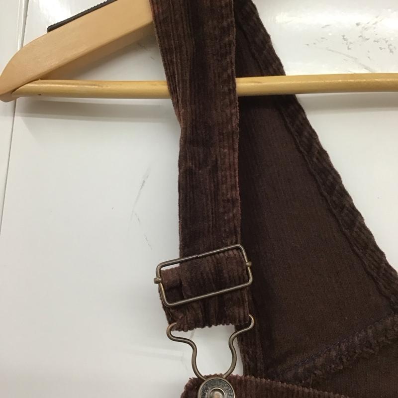 古着 USED サロペット・オーバーオール サロペット、オーバーオール JORDACHE コーデュロイ S ロゴ、文字 茶 / ブラウン /  メンズ USED 古着 中古 10107647