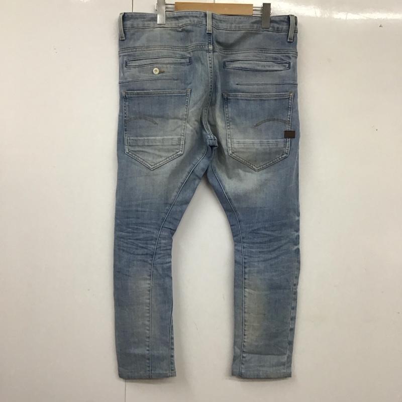 ジースターロゥ G-STAR RAW パンツ デニム、ジーンズ デニムパンツ スリムパンツ ジーンズ ストレッチパンツ 34 無地 インディゴ / インディゴ /  メンズ USED 古着 中古 10119452