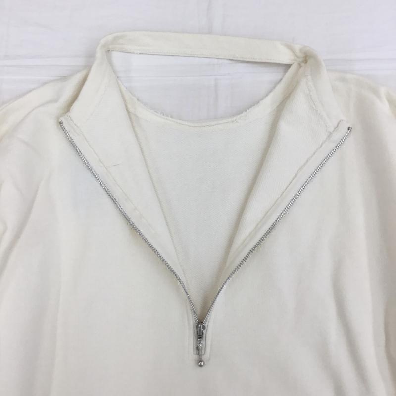 ジーナシス JEANASIS トレーナー 長袖 JS064397CF FREE 無地 アイボリー / アイボリー /  レディース USED 古着 中古 10136770