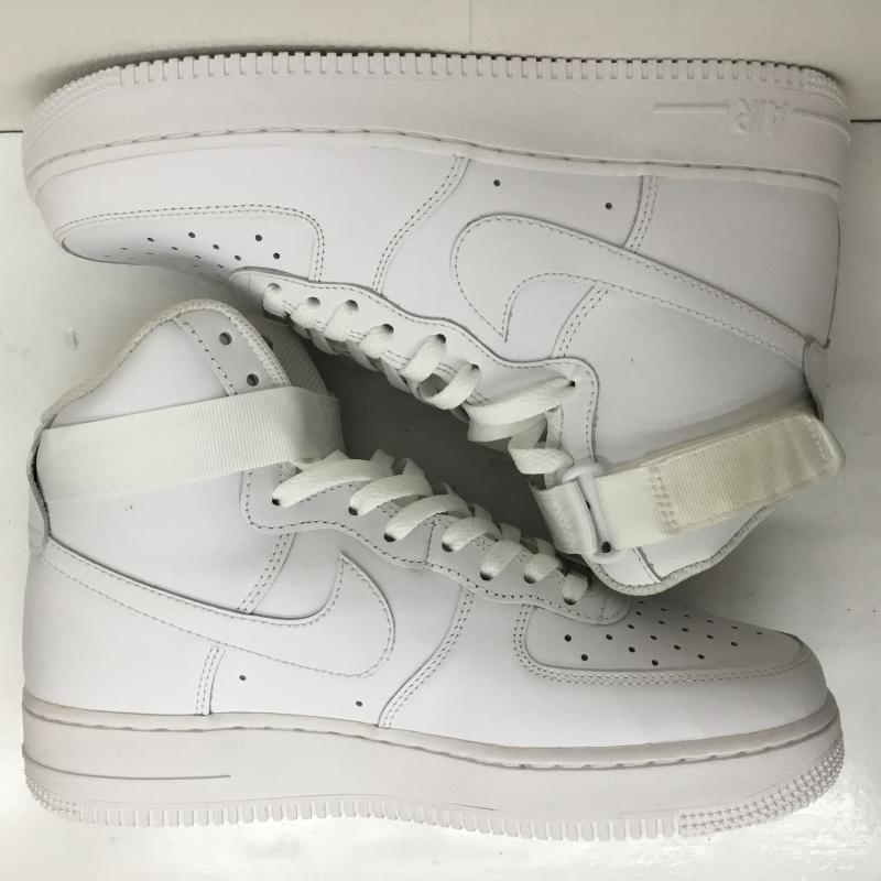 ナイキ NIKE スニーカー スニーカー AIR FORCE 1 HIGH  07 エア フォース 1 ハイ  07 CW2290-111 28.0cm ロゴ、文字 白 / ホワイト /  メンズ USED 古着 中古 10107269
