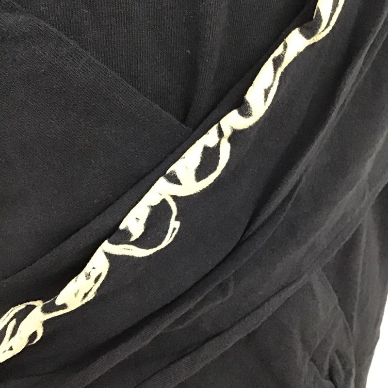 カクタスジャック Cactus Jack Tシャツ 長袖 L ロゴ、文字 黒 / ブラック /  メンズ USED 古着 中古 10124965