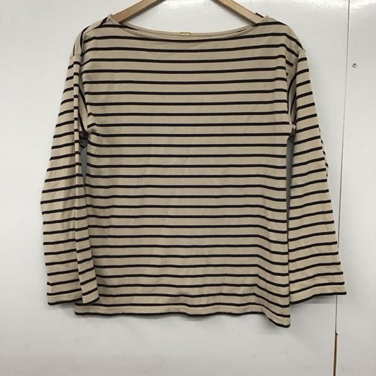 ミラオーウェン Mila Owen Tシャツ 七分袖 09WCT184086 ボートネックボーダーTOP コットンバスクシャツ 0 ボーダー柄 マルチカラー / マルチカラー /  レディース USED 古着 中古 10133866