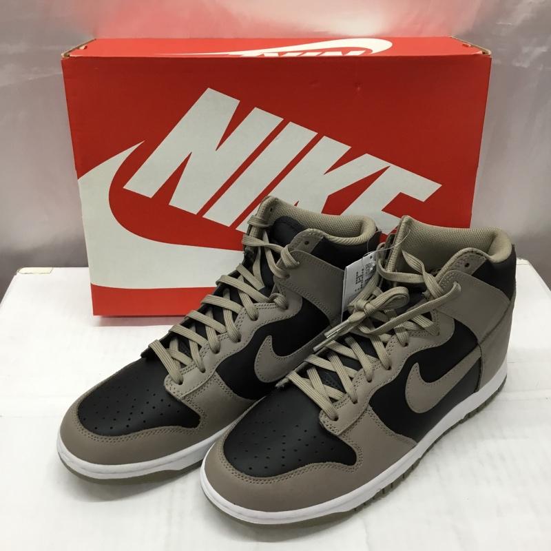 ナイキ NIKE スニーカー スニーカー DD1869 002 WMNS DUNK HIGH 27.5cm 箱有 27.5cm ロゴ、文字 黒 / ブラック / X 灰 / グレー /  メンズ USED 古着 中古 10111980