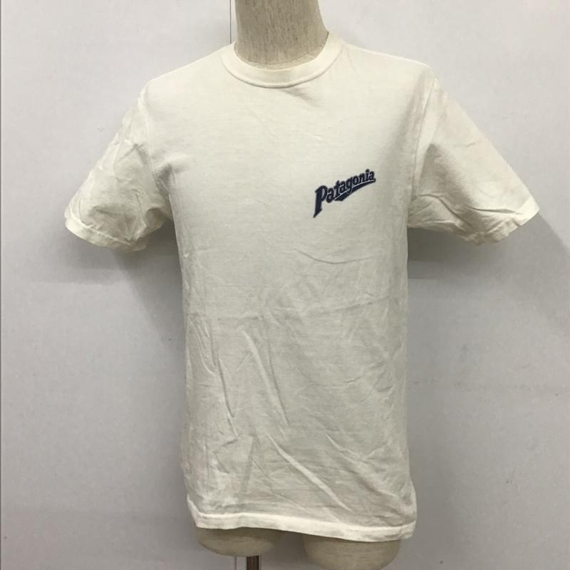 パタゴニア patagonia Tシャツ 半袖 S ロゴ、文字 白 / ホワイト /  メンズ USED 古着 中古 10106012
